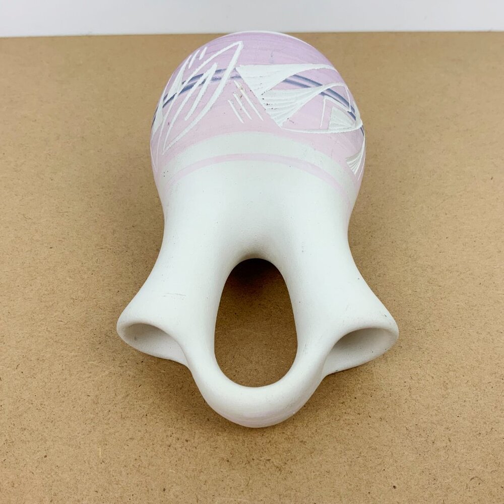 Mesa Verde Navajo Native American Indian Pottery Vase Wedding Signed Vase - Picture 8 of 16